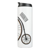 Cartoon op wiel met hoge wielaandrijving thermosbeker (Geroteerd rechts)