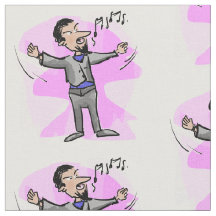 Cartoon opera mannetjeszanger kleurstof