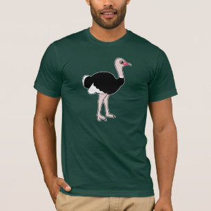 Cartoon Ostrich T-shirt