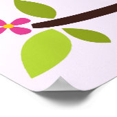 Cartoon Owl Children's Wall Art Poster (Hoek)