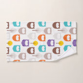cartoon Owls Bad Handdoek (Handdoek)
