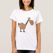 Cartoon Paard Vrouwen T-shirt (Voorkant)