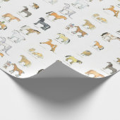 Cartoon Paardenpapier voor rietverpakking Cadeaupapier (Hoek)