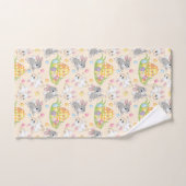 Cartoon paasbunnies handdoek (Handdoek)