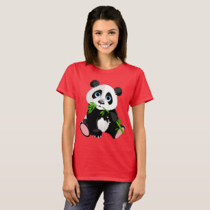 Cartoon Panda Beer T-shirt