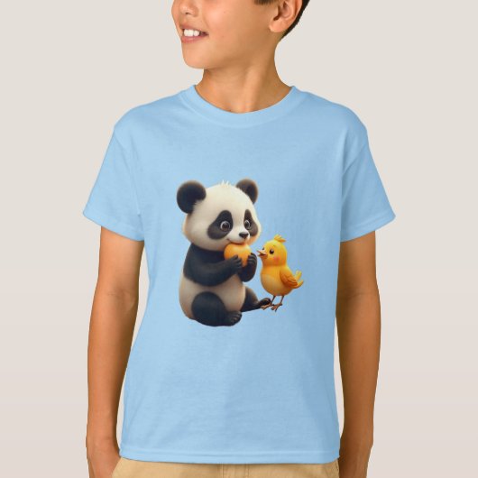 Cartoon panda T-shirt (Voorkant)