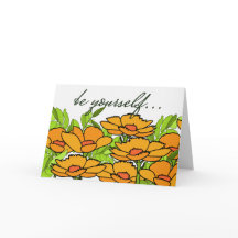 Cartoon papavers voor moed