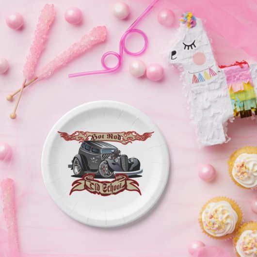Cartoon Papieren Bordje (Feest)
