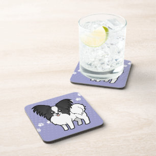 Cartoon Papillon Bier Onderzetter