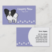 Cartoon Papillon Visitekaartje (Voorkant / Achterkant)