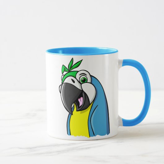 Cartoon Parrot Mok (Rechts)