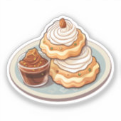 Cartoon pastry sticker (Voorkant)