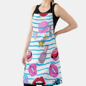 Cartoon patch badges: pop art. schort (Insitu)