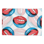 Cartoon Patch Badges: Retro Pop Kussensloop (Achterkant)