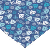 Cartoon Patroon met zeilboten Tafelkleed (Gekanteld)