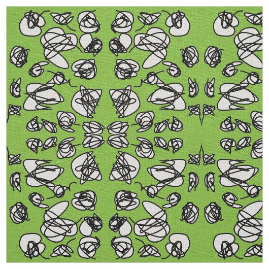 cartoon patroontekening stof (Swatch)