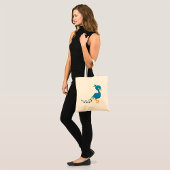 Cartoon Peacock Tote Bag