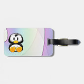 Cartoon Penguin Bagagelabel (Achterkant horizontaal)