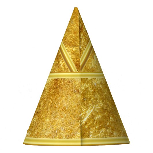 cartoon personage aardappel met grote ogen 2 feesthoedjes (Achterkant)