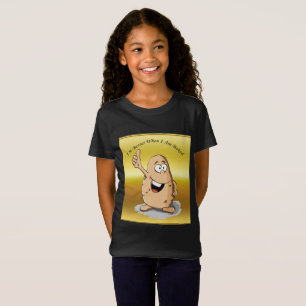 cartoon personage aardappel met grote ogen 2 t-shirt