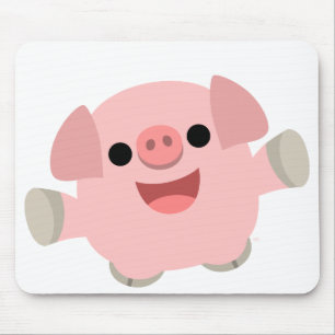 Cartoon Pig mousepad Muismat