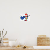 Cartoon Pill Capsule Poster (Keuken)