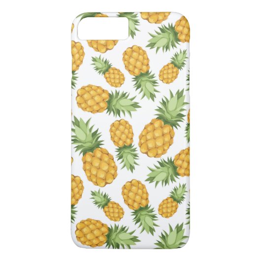 Cartoon Pineappelpatroon Case-Mate iPhone Case (Achterkant)
