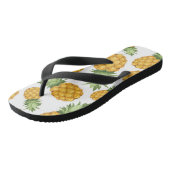 Cartoon Pineappelpatroon Teenslippers (Schuin)