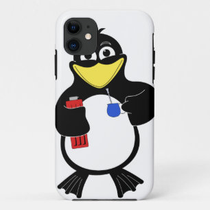 Cartoon pinguïn iPhone 11 hoesje
