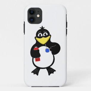 Cartoon pinguïn iPhone 11 hoesje