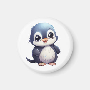 Cartoon pinguïn illustratie magneet
