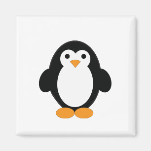 Cartoon Pinguïn Magneet