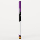 cartoon pinguïn paars Case-Mate iPhone case (Achterkant/rechts)