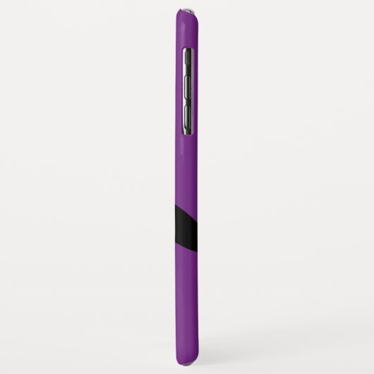 cartoon pinguïn paars Case-Mate iPhone case (Achterkant/links)