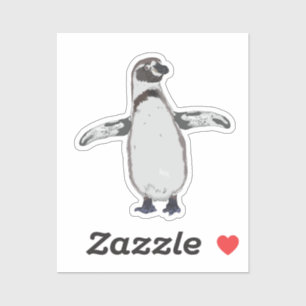 Cartoon Pinguïn Sticker
