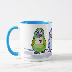 Cartoon pinguins Ringer Mok