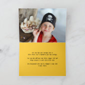 Cartoon Pirate / Skeletspieren en Botten Vun Kind Kaart (Binnen)