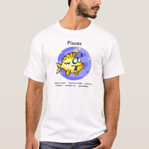 Cartoon Pisces Vis eten Vis T-shirt