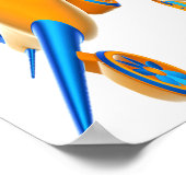 Cartoon Planes Poster (Hoek)