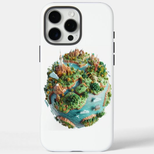 Cartoon Planet Case-Mate iPhone Case (Achterkant)