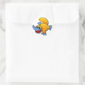 Cartoon Platypus Ronde Sticker (Tas)