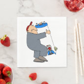 Cartoon Plumber Servet (Insitu)