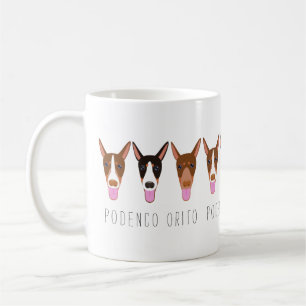 Cartoon Podenco Orito Dog Koffiemok