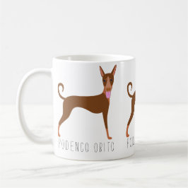Cartoon Podenco Orito Dog Koffiemok