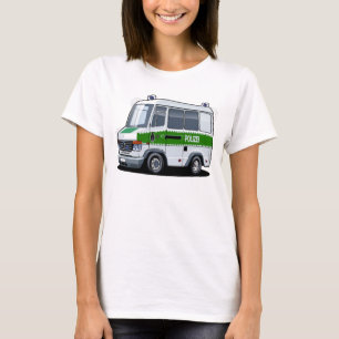 Cartoon politiebusje t-shirt