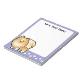 Cartoon Pommeren Notitieblok (Gedraaid)