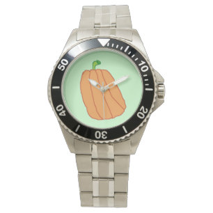 Cartoon pompoen horloge