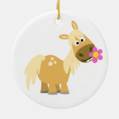 Cartoon Pony et ornement de fleurs (Dos)