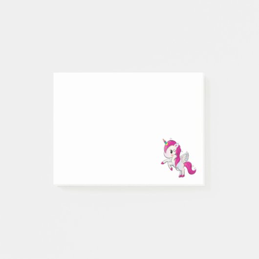 Cartoon Pony Post-it® Notes (Voorkant)