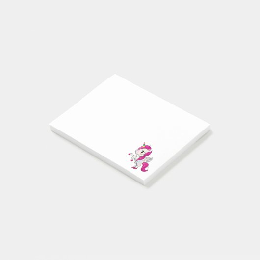 Cartoon Pony Post-it® Notes (Schuin)